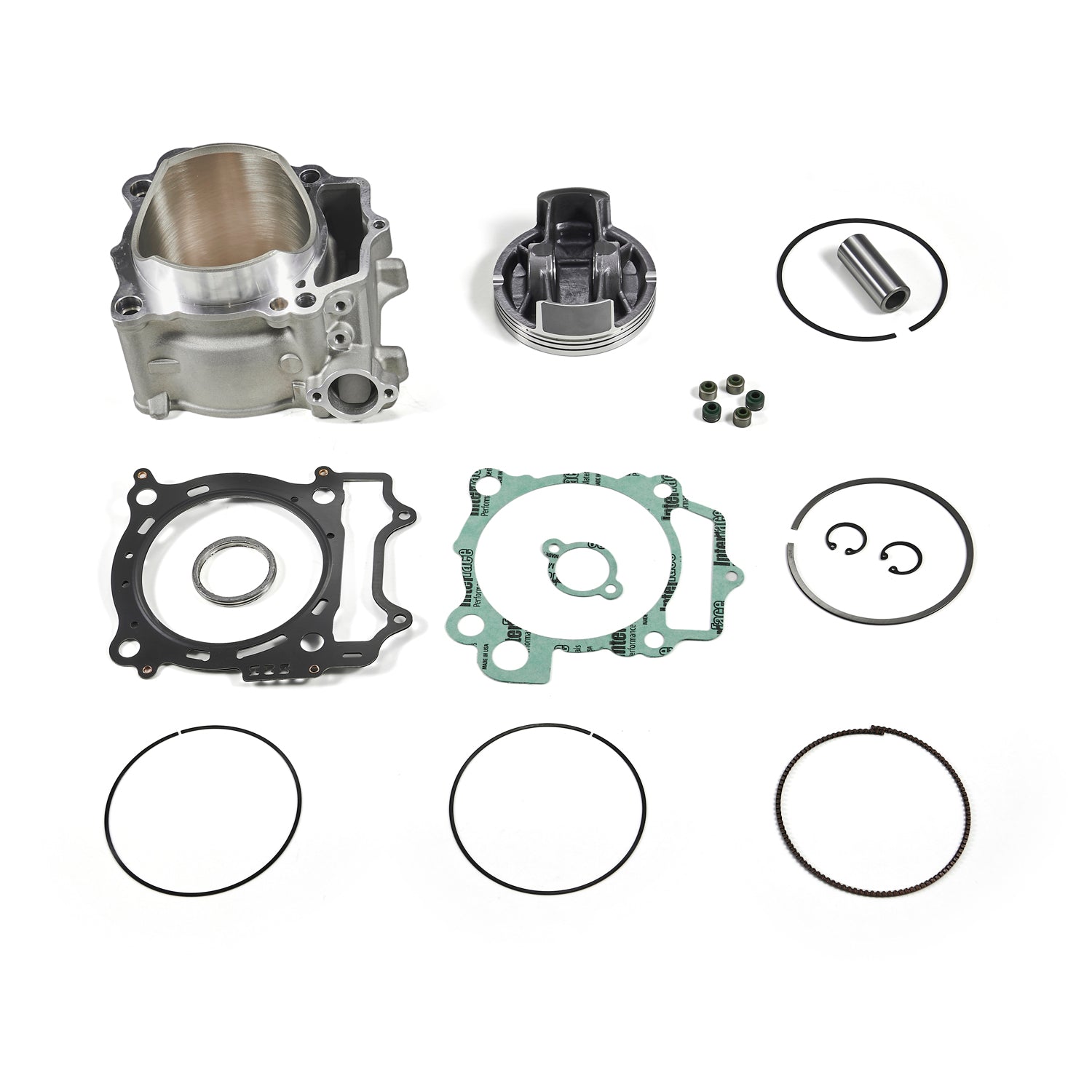 Yamaha 2007-2015 WR450F/ 2006 2009 YZ450F Top End Rebuild Kit Cylinder Piston Gasket Generic