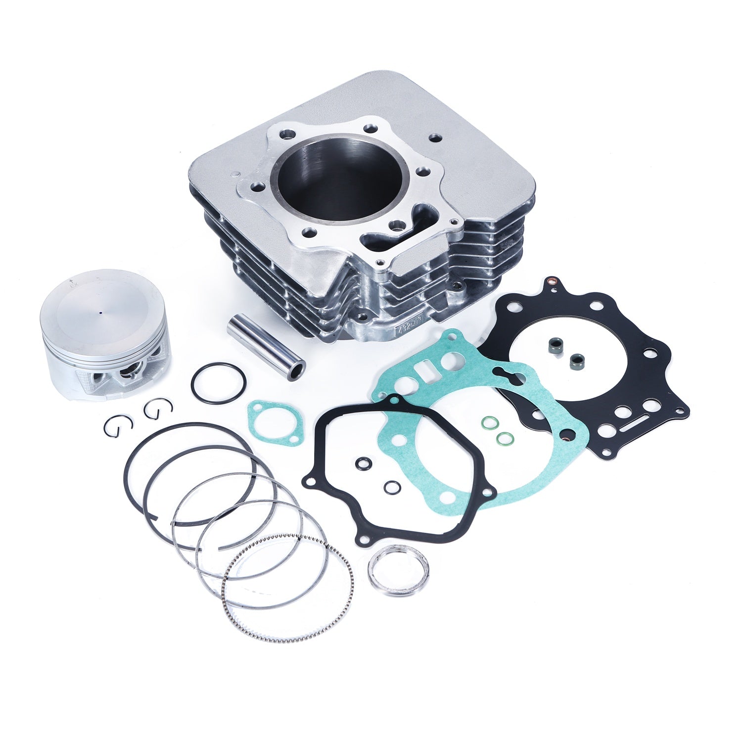 Top End Rebuild Kit Cylinder Piston Gaskets Fit for Honda TRX450 S/ES/FE/FM Foreman 450 4x4 1998-2004 Generic