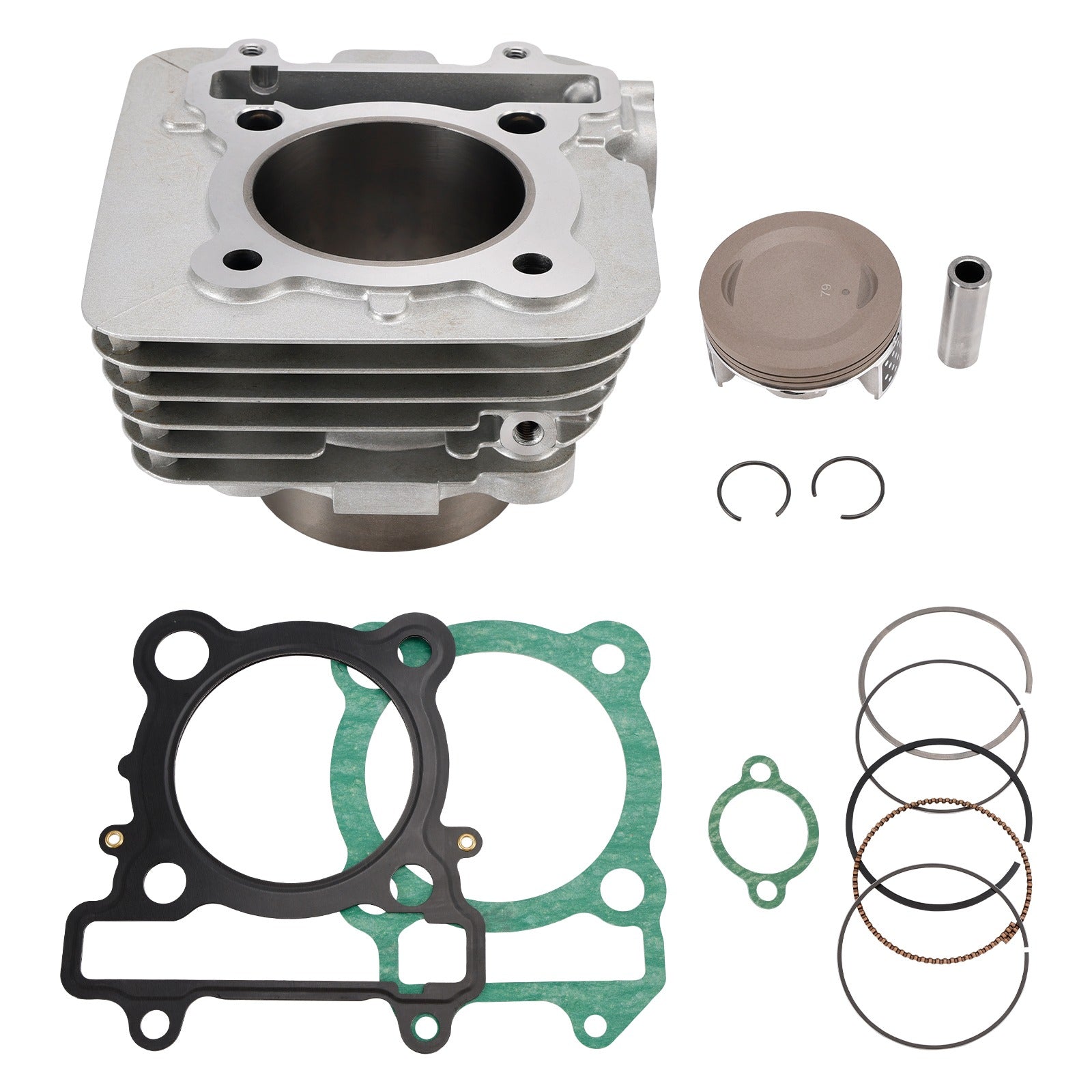 2008-2013 Yamaha Raptor 250 YFM250 300cc Big Bore Cylinder Piston Top End Kit 79mm