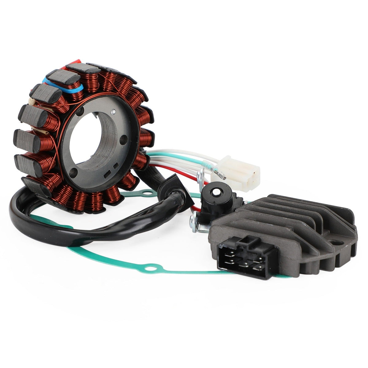 Stator & Regulator Rectifier Kit for Yamaha YBR125 / YBR125ED (2007–2014) | Includes Gasket