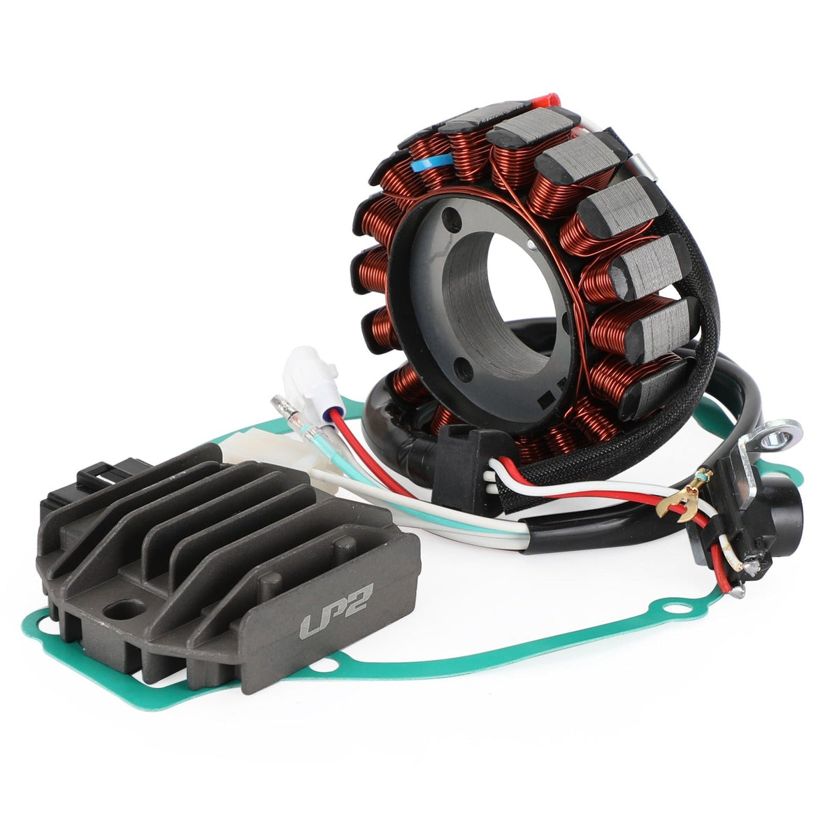 Stator & Regulator Rectifier Kit for Yamaha YBR125 / YBR125ED (2007–2014) | Includes Gasket