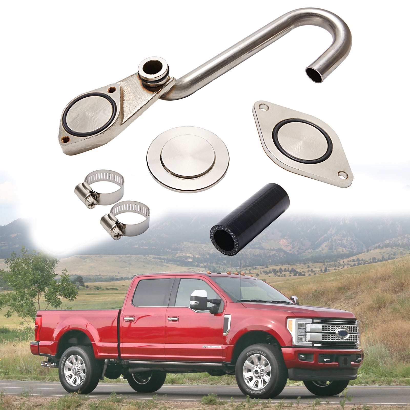 2005 Ford F250 Super Duty Lariat Crew Cab Pickup 4 Door 6.0L EGR Delete Kit Generic