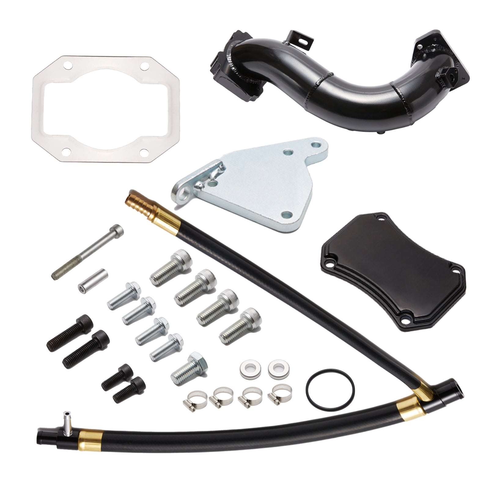 2011-2015 GMC 2500/3500 6.6L LML Engines EGR Delete Kit & High Flow Intake Elbow Pipe