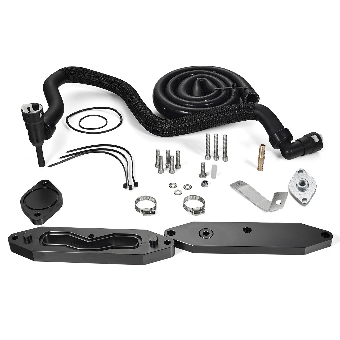 EGR Delete Kit w/Radiating pipe for 2011-2019 Ford 6.7L Powerstroke Diesel Generic