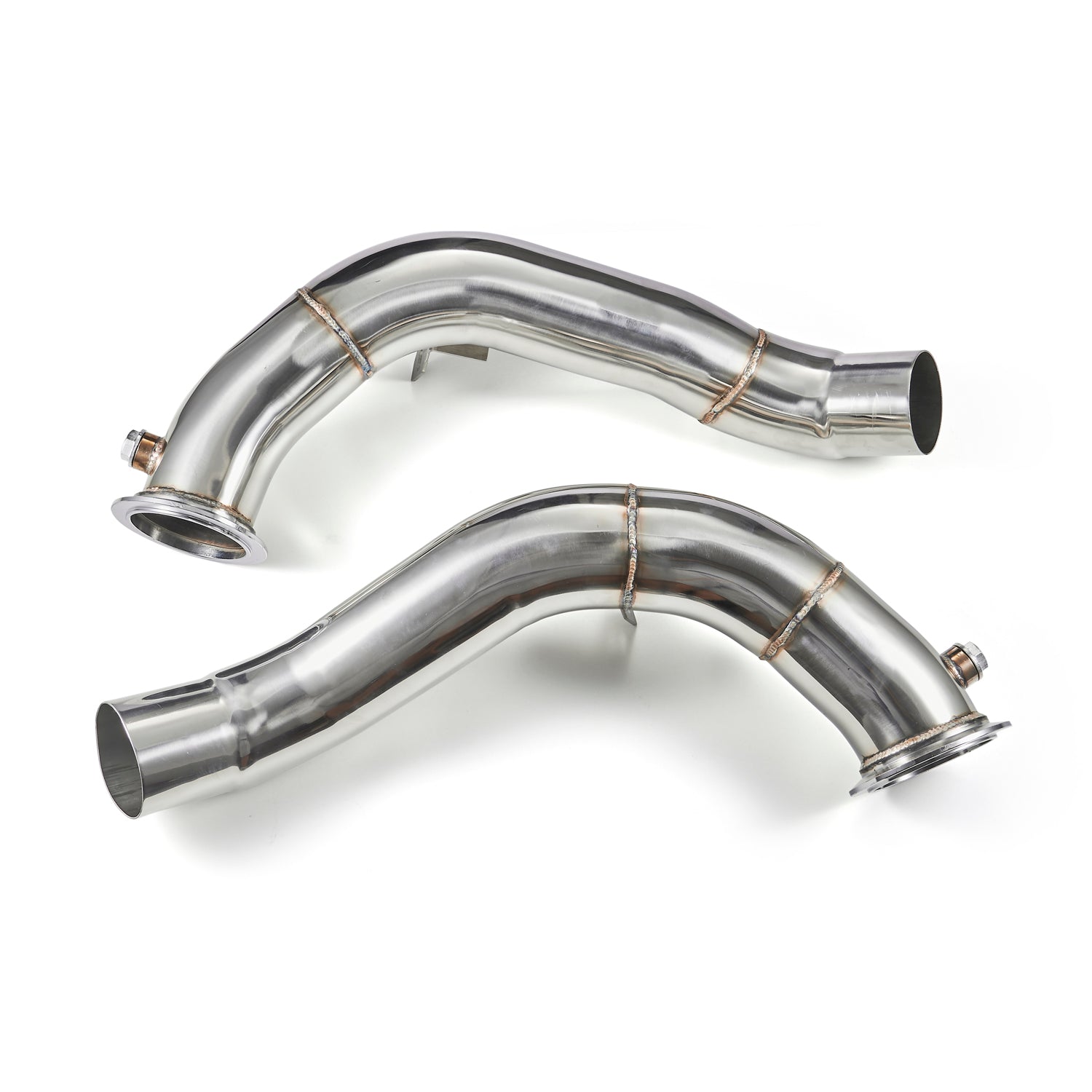 3" Exhaust Catless Downpipes for BMW S63 F10/F12 M5 & M6 2011-2018 Stainless Steel Generic