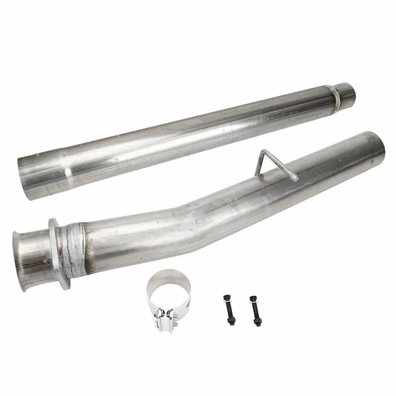 4" Exhaust DPF & Cat Delete Pipe For 2008-2010 Ford 6.4 Powerstroke Diesel Generic