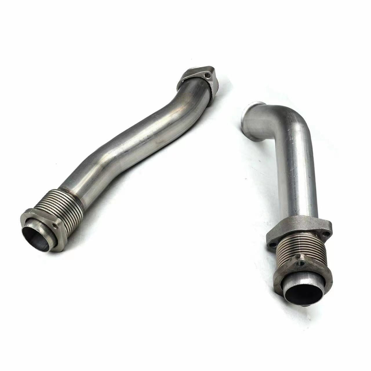 1999.5-2003 Ford 7.3L Powerstroke Diesel Exhaust Bellowed Up-Pipe Kit & EBPV Generic