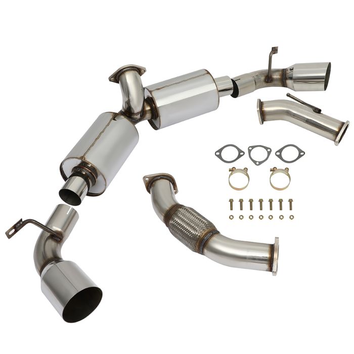 4.5" Toyota MR2 Turbo 2.0L 1991-1995 Dual Tip Muffler Catback Exhaust System Generic