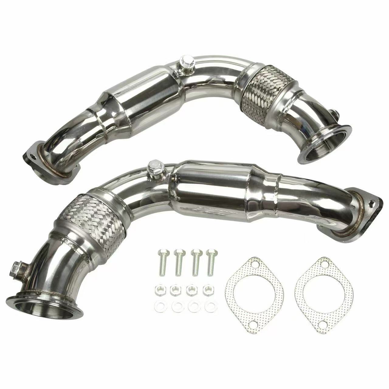 2008-2014 BMW X6 Exhaust Downpipe Twin Turbo Generic