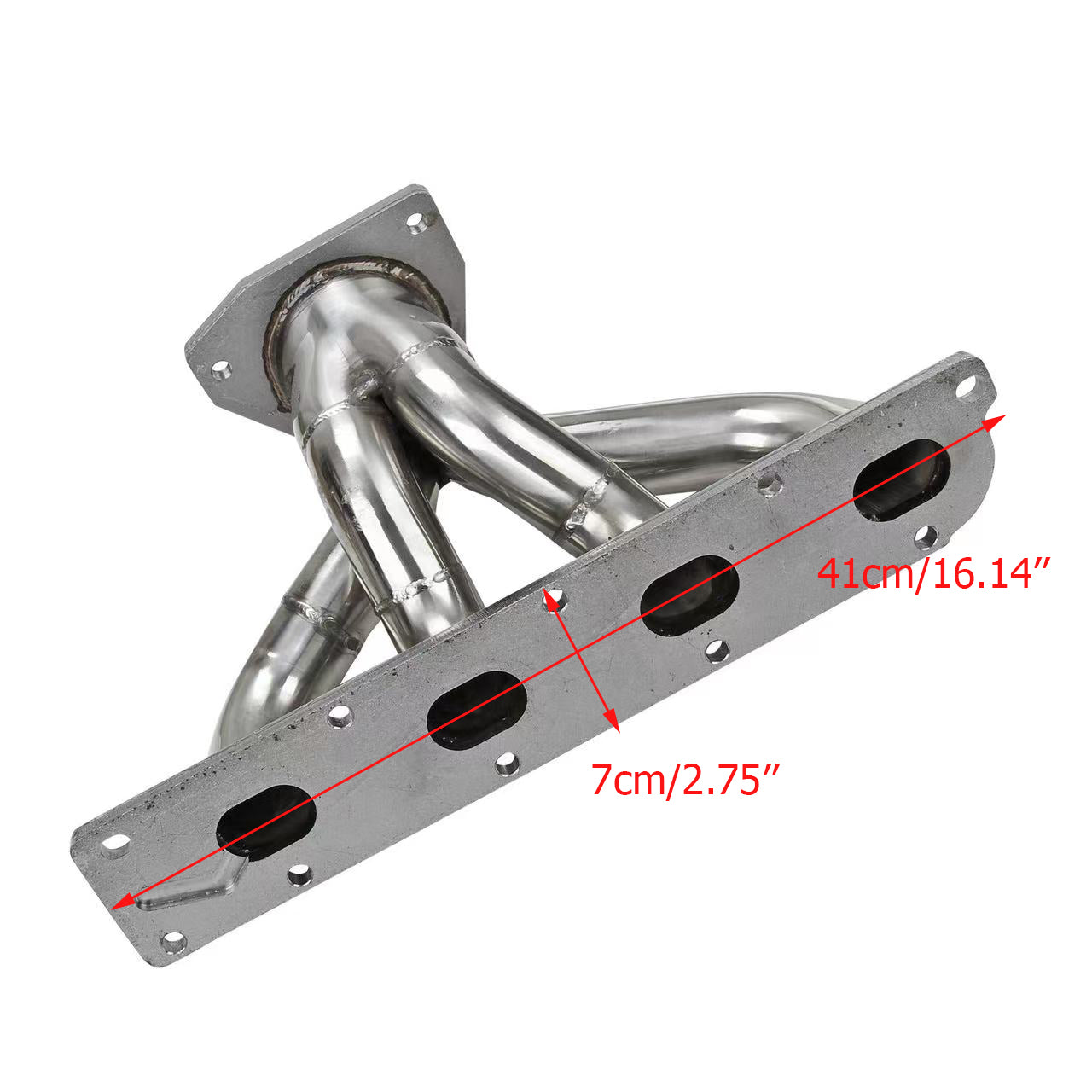 Stainless Steel Exhaust Header Fit Cobalt/HHR/Saturn Ion 2.2L 2.4L 2005-10