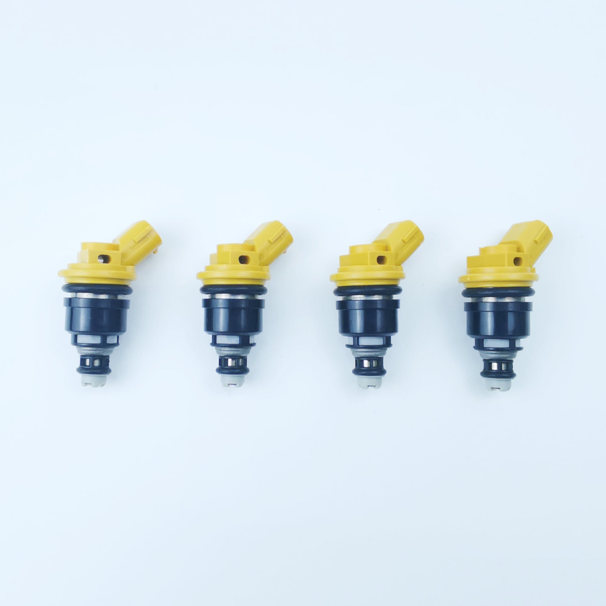 4Pcs 550cc Yellow Side Feed Fuel Injectors For Subaru WRX 2004–2007 / WRX STI 2004–2007 / Legacy GT 2005–2011 16600-AA170 10933-550-4N Generic