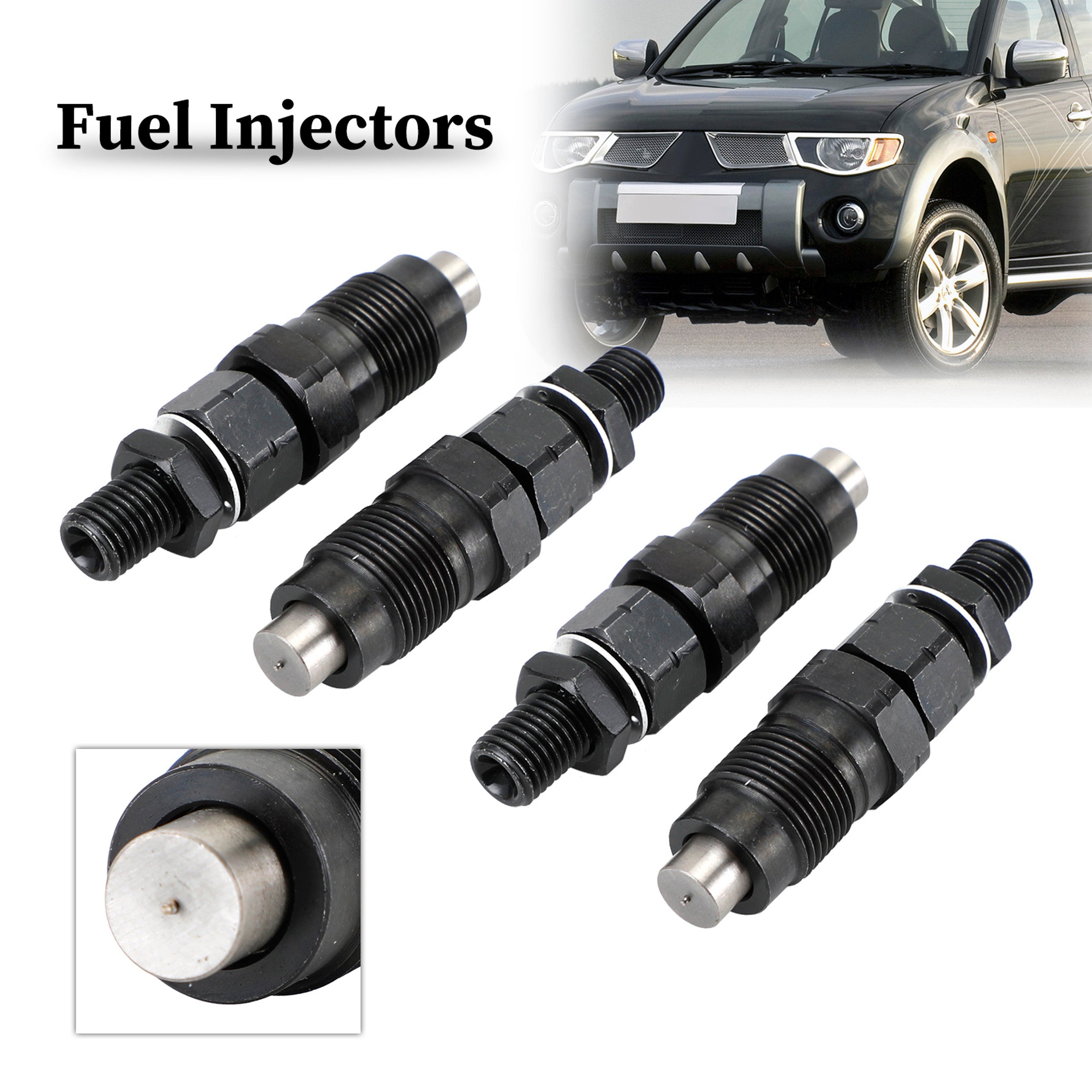 4PCS Fuel Injectors MD196607 Fit Mitsubishi L200 L400 Pick Up Diesel MI60005874 105148-1311 Generic
