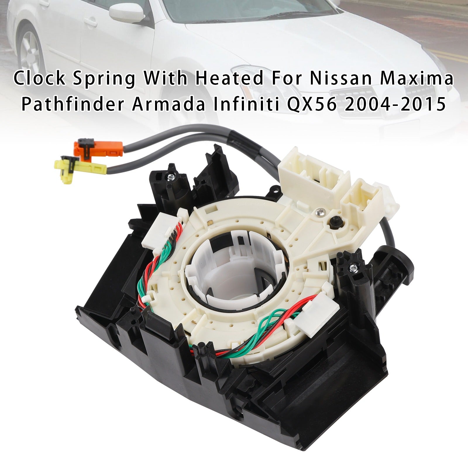 2007-2015 Nissan Pathfinder Armada Infiniti QX56 Clock Spring Spiral Cable Heated Steering Wheel 25560-9CH5A 25560-ZS00B