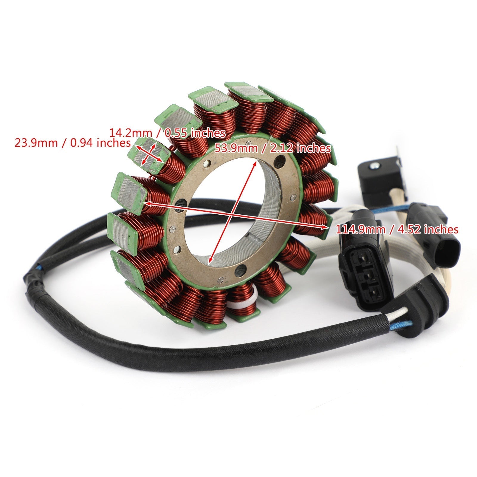 4.5" Stator Magneto 115mm for HiSUN 500 550 700 UTV 2015–2017 | Fits Coleman Outfitter & Rural King | Replaces P007G00311200000