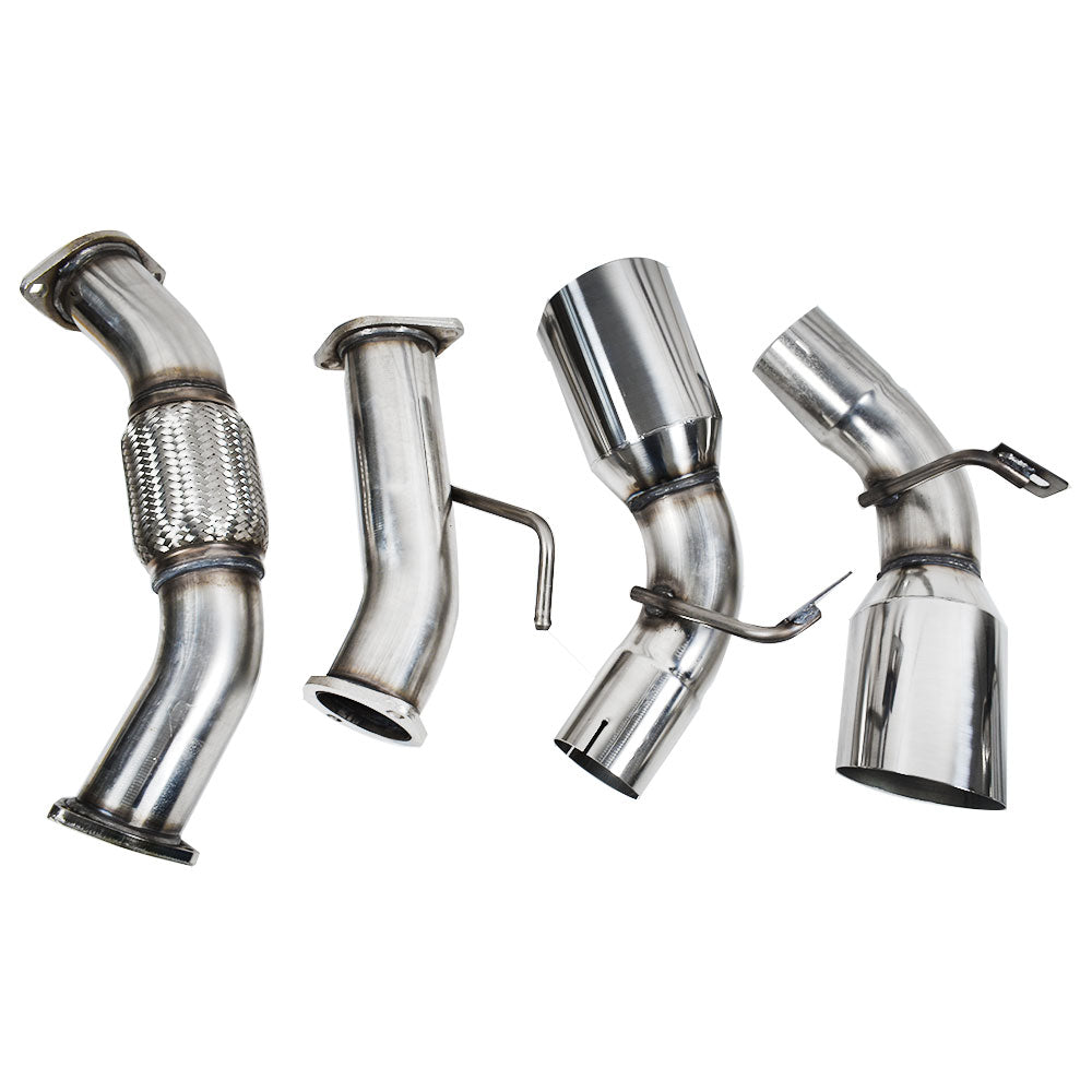 4.5" Toyota MR2 Turbo 2.0L 1991-1995 Dual Tip Muffler Catback Exhaust System Generic