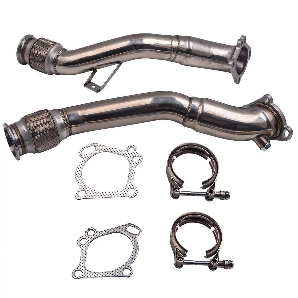 Catless Downpipe Exhaust for 1997-2005 K04/RS6 for Audi S4 B5 A6/Allroad C5 2.7L Turbo 3"-2.5"